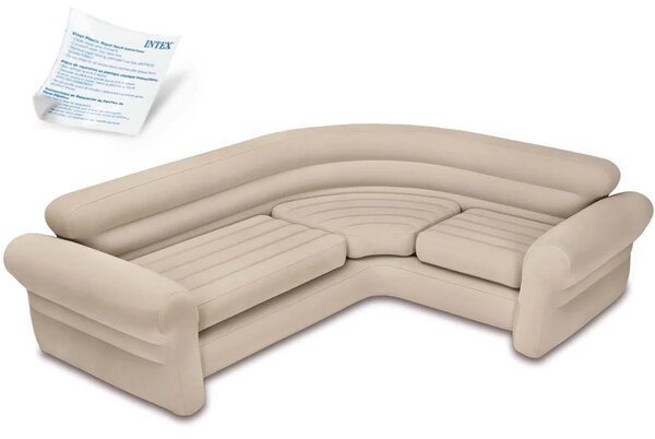 Napuhana kutna sofa 257 × 203 × 76 cm Intex 68575-66640