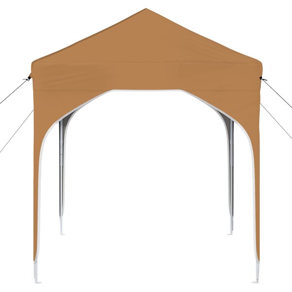 Rastezljivi šator za zabave 194 x 194 x 245 cm Bež - Bež / 194 x 194 x 245 cm