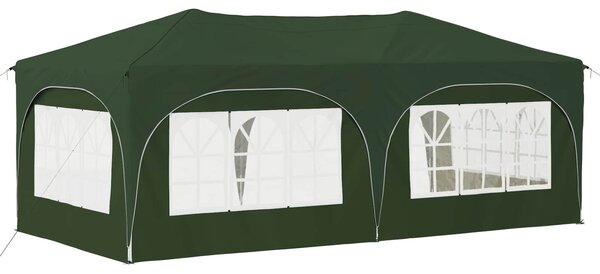 Rastezljivi šator za zabave 575 x 288 x 245 cm Zelena - Zelena / 575 x 288 x 245 cm