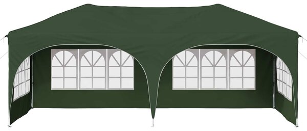 Rastezljivi šator za zabave 575 x 288 x 245 cm Zelena - Zelena / 575 x 288 x 245 cm