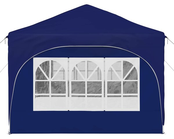 Rastezljivi šator za zabave 575 x 288 x 245 cm Plava - Plava / 575 x 288 x 245 cm