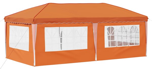 Rastezljivi šator za zabave 575 x 289 x 245 cm Narančasta - Narančasta / 575 x 289 x 245 cm