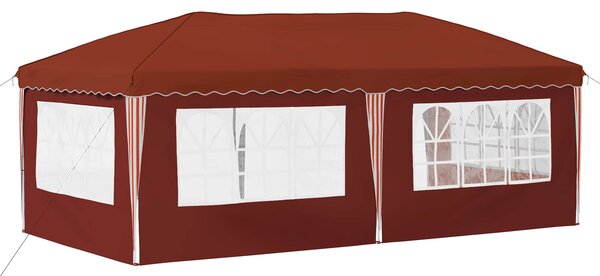 Rastezljivi šator za zabave 575 x 289 x 245 cm Terakota - Terakota / 575 x 289 x 245 cm