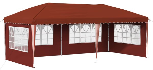 Rastezljivi šator za zabave 575 x 289 x 245 cm Terakota - Terakota / 575 x 289 x 245 cm