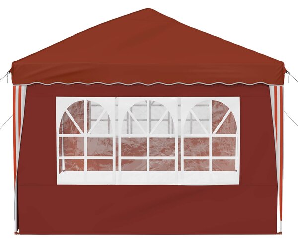 Rastezljivi šator za zabave 575 x 289 x 245 cm Terakota - Terakota / 575 x 289 x 245 cm