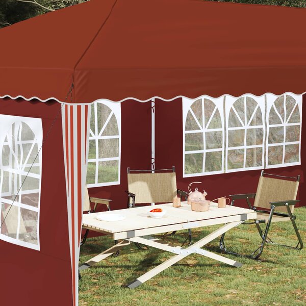 Rastezljivi šator za zabave 575 x 289 x 245 cm Terakota - Terakota / 575 x 289 x 245 cm