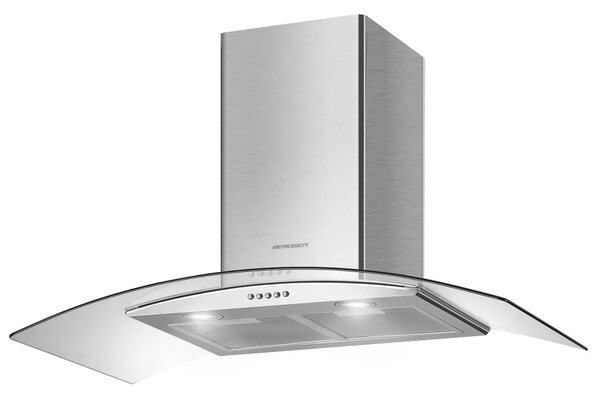 Kuhinjska napa s dimnjakom Berdsen BT-223 90 cm inox