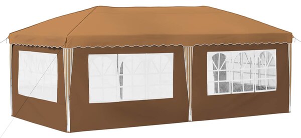 Rastezljivi šator za zabave 575 x 289 x 245 cm Bež - Bež / 575 x 289 x 245 cm