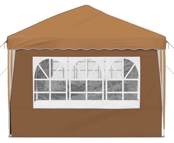 Rastezljivi šator za zabave 575 x 289 x 245 cm Bež - Bež / 575 x 289 x 245 cm