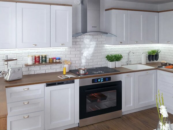 Kuhinjska napa s dimnjakom Berdsen BT-223 90 cm inox