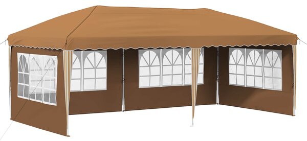 Rastezljivi šator za zabave 575 x 289 x 245 cm Bež - Bež / 575 x 289 x 245 cm