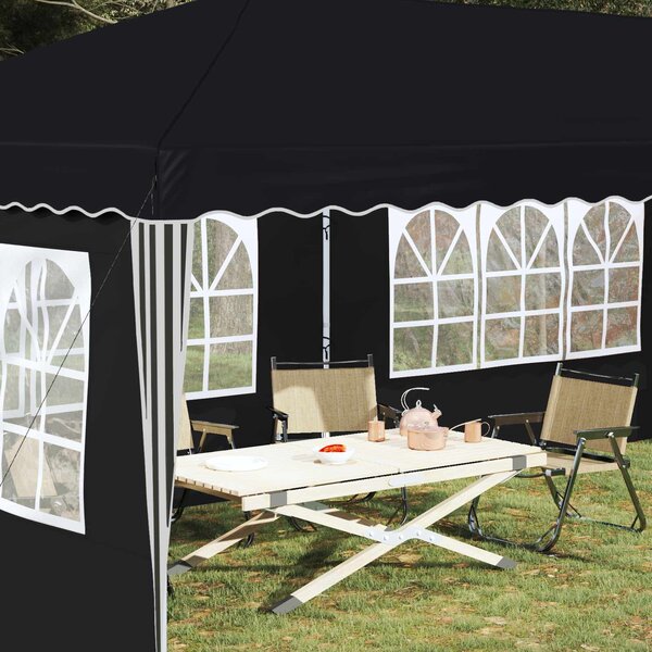 Rastezljivi šator za zabave 575 x 289 x 245 cm Antracit - Antracit / 575 x 289 x 245 cm