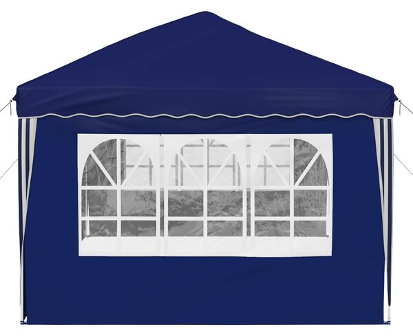 Rastezljivi šator za zabave 575 x 289 x 245 cm Plava - Plava / 575 x 289 x 245 cm
