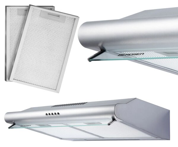 Kuhinjska napa za ispod ormarića - 50 cm Berdsen BE-10-A INOX