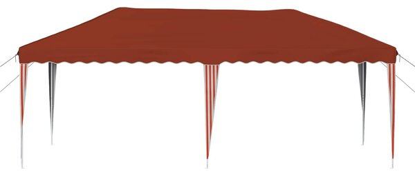 Rastezljivi šator za zabave 575 x 290 x 245 cm Terakota - Terakota / 575 x 290 x 245 cm