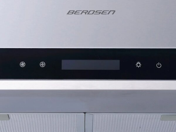 Berdsen BE-60A-T2 INOX kuhinjska napa s dimnjakom 60 cm