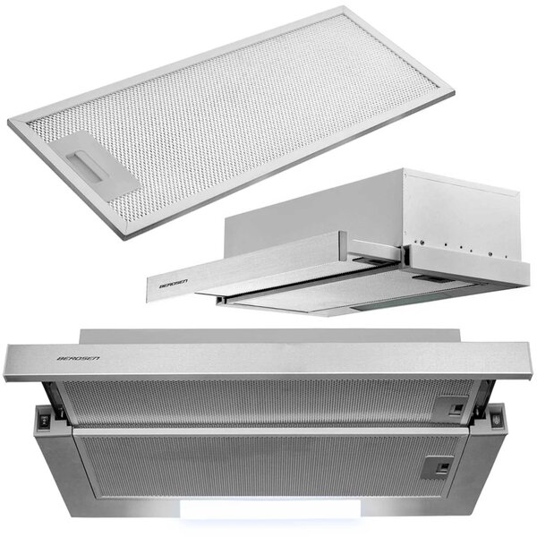 Teleskopska kuhinjska napa Berdsen BE-60-LW 60 cm INOX