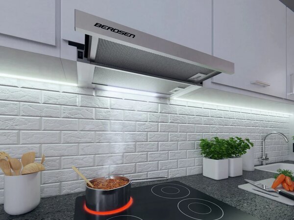Teleskopska kuhinjska napa Berdsen BE-60-LW 60 cm INOX