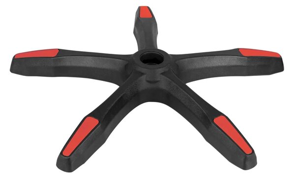 Baza fotelje 320 mm, crna i crvena