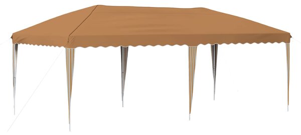 Rastezljivi šator za zabave 575 x 290 x 245 cm Bež - Bež / 575 x 290 x 245 cm