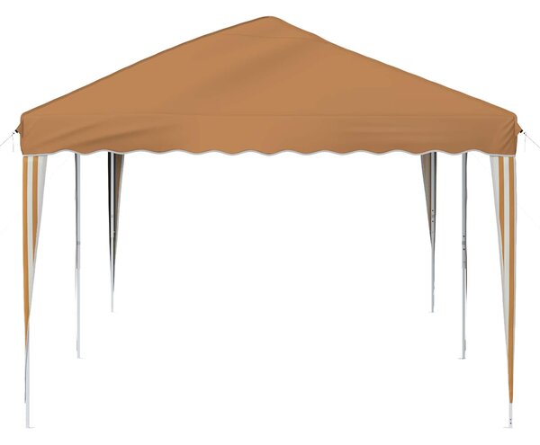 Rastezljivi šator za zabave 575 x 290 x 245 cm Bež - Bež / 575 x 290 x 245 cm