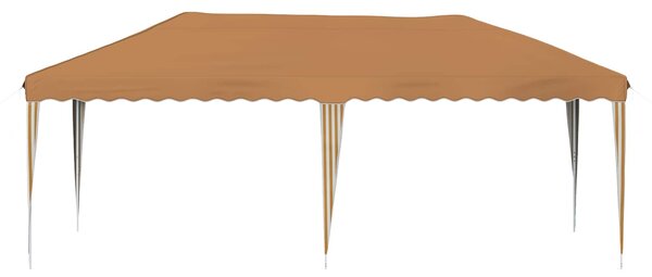 Rastezljivi šator za zabave 575 x 290 x 245 cm Bež - Bež / 575 x 290 x 245 cm