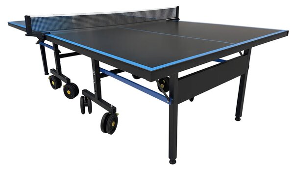Veliki vanjski stol za stolni tenis, crni