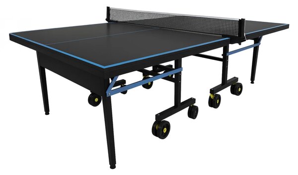 Veliki vanjski stol za stolni tenis, crni