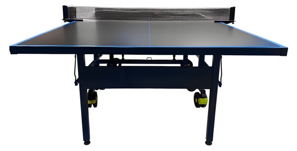 Veliki vanjski stol za stolni tenis, crni