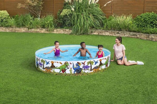 Proširivi bazen s dinosaurima za djecu 3+ BESTWAY 244x46 cm vinil + PVC