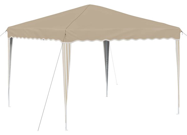 Rastezljivi šator za zabave 288 x 288 x 245 cm Krem - Krem / 288 x 288 x 245 cm