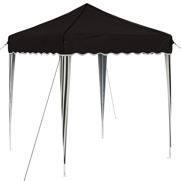 Rastezljivi šator za zabave 195 x 195 x 245 cm Crna - Crna / 195 x 195 x 245 cm