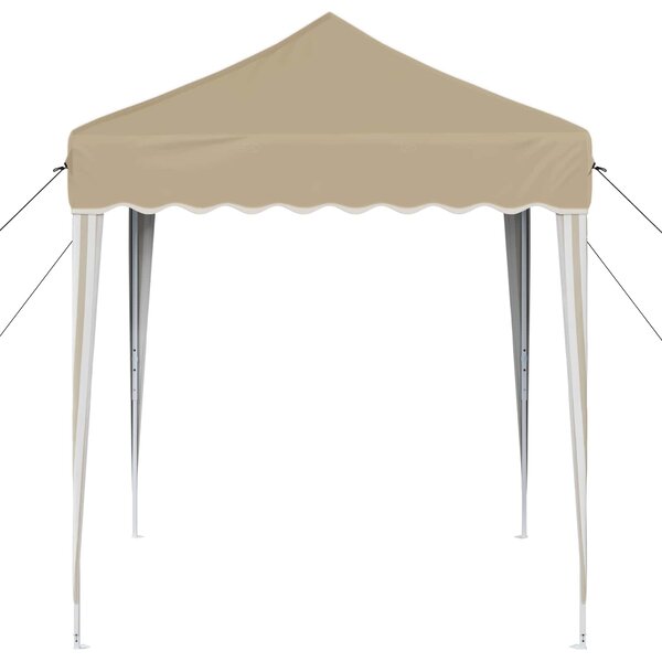 Rastezljivi šator za zabave 195 x 195 x 245 cm Krem - Krem / 195 x 195 x 245 cm
