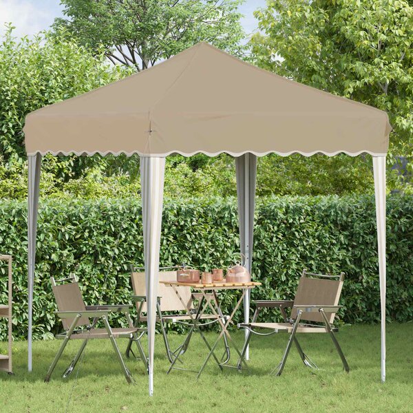 Rastezljivi šator za zabave 195 x 195 x 245 cm Krem - Krem / 195 x 195 x 245 cm