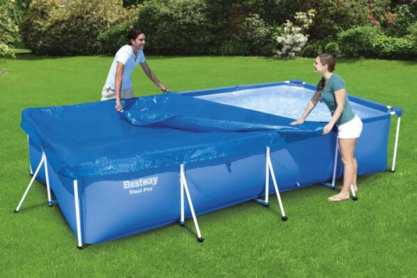Poklopac 410x226cm za bazen s okvirom od čelika 400x211x81cm BESTWAY