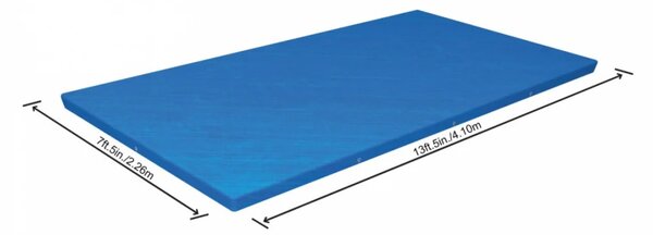 Poklopac 410x226cm za bazen s okvirom od čelika 400x211x81cm BESTWAY