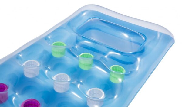 Napuhavački madrac za plažu plavi 188x71cm BESTWAY + prozirni prozor, plava