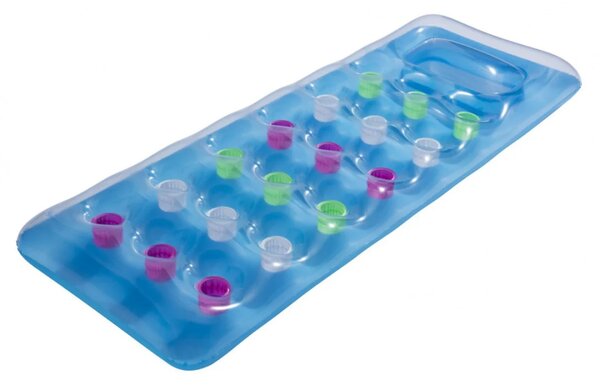 Napuhavački madrac za plažu plavi 188x71cm BESTWAY + prozirni prozor, plava
