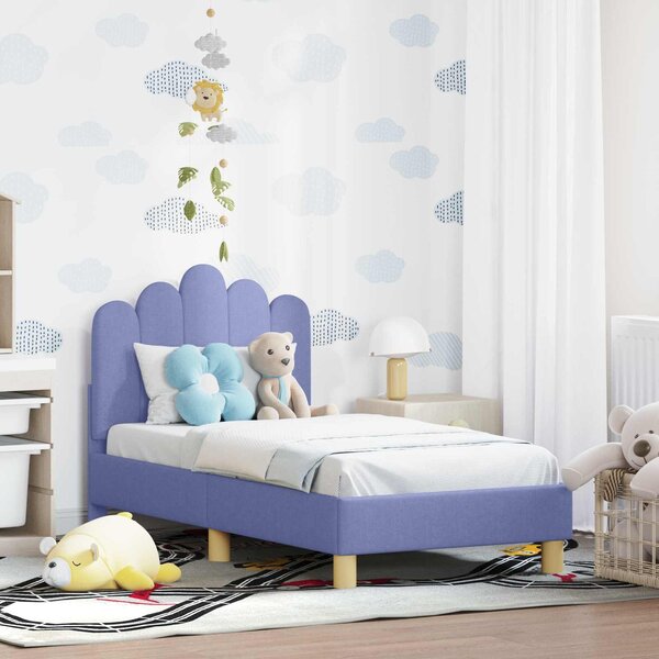 Okvir kreveta za malu djecu s naslonom Traper plava 70 x 140 cm - Plava / 70 x 140 cm