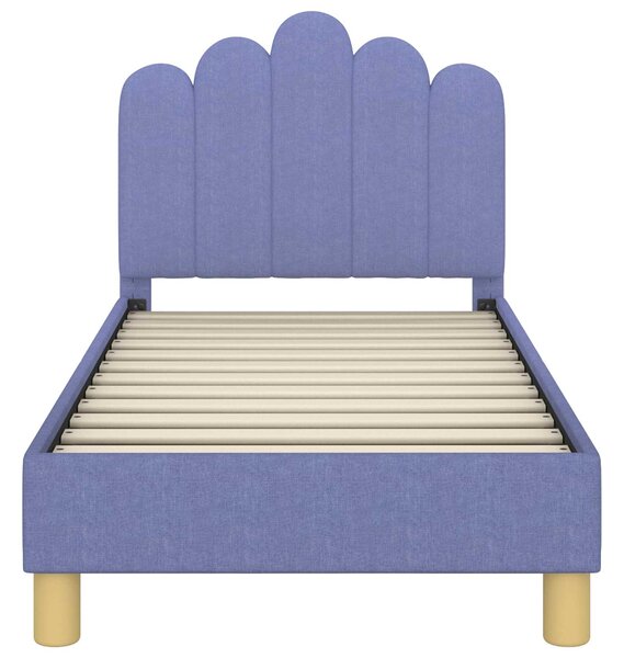 Okvir kreveta za malu djecu s naslonom Traper plava 70 x 140 cm - Plava / 70 x 140 cm