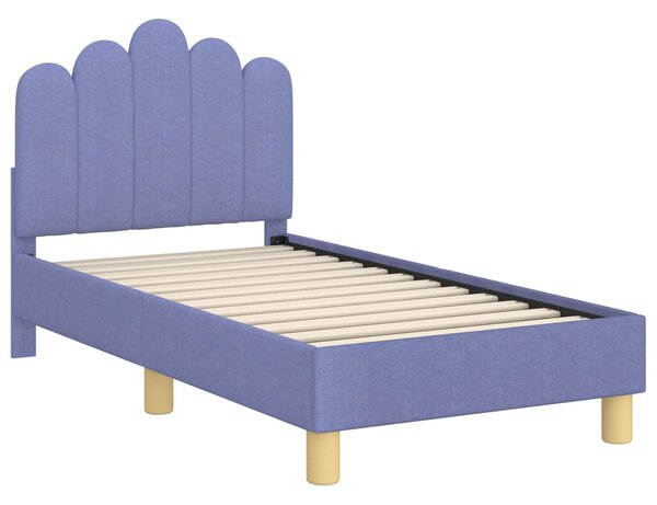 Okvir kreveta za malu djecu s naslonom Traper plava 70 x 140 cm - Plava / 70 x 140 cm
