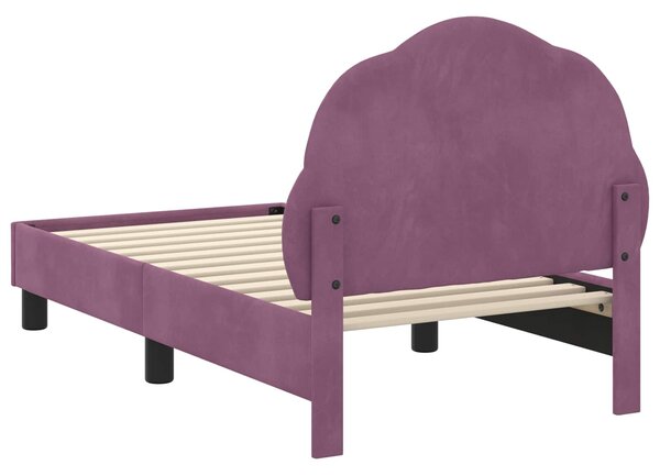 Okvir kreveta za malu djecu s naslonom Ljubičasta 70 x 140 cm - Ljubičasta / 70 x 140 cm