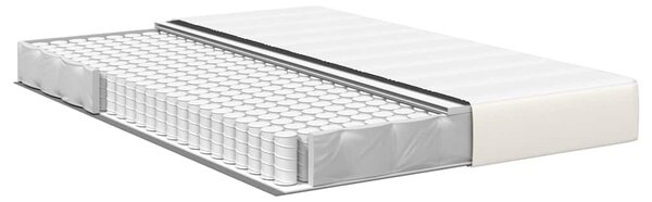 Madrac s madracem Krema 140 x 190 cm tkanina - Krem / 140 x 190 cm