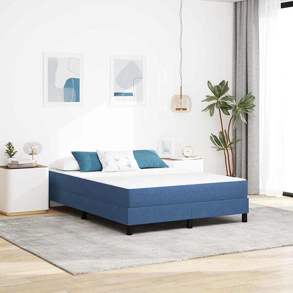 Madrac s madracem Plava 140 x 190 cm tkanina - Plava / 140 x 190 cm