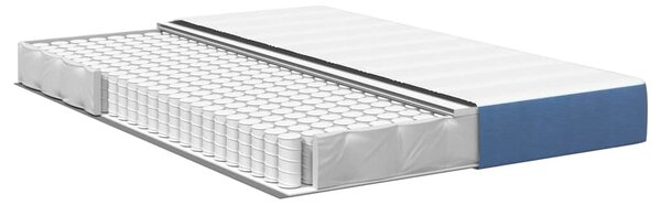 Madrac s madracem Plava 140 x 190 cm tkanina - Plava / 140 x 190 cm