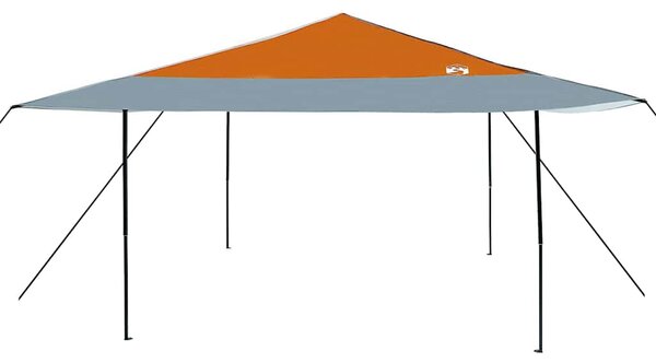 Šator s nadstrešnicom Narančasta 395 x 395 x 251 cm tkanina - Narančasta / 395 x 395 x 251 cm