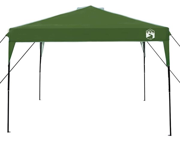 Šator s nadstrešnicom Zelena 290 x 290 x 251 cm tkanina - Zelena / 290 x 290 x 251 cm