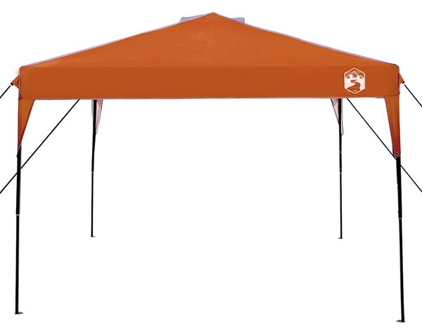 Šator s nadstrešnicom Narančasta 290 x 290 x 251 cm tkanina - Narančasta / 290 x 290 x 251 cm