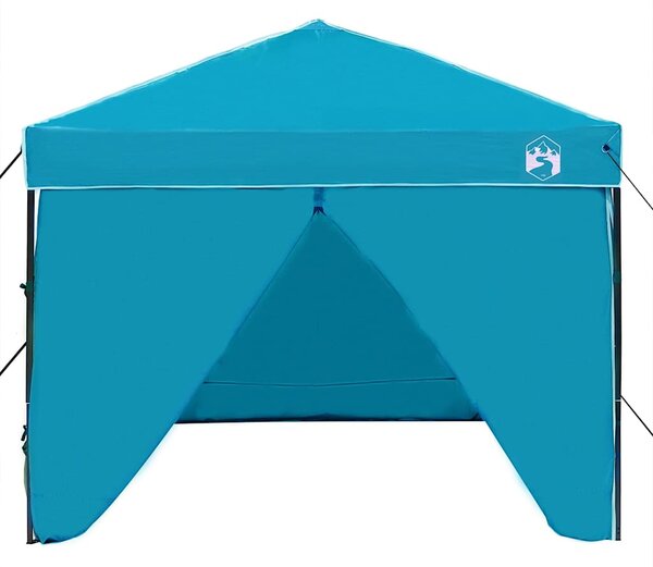 Šator s nadstrešnicom Plava 243 x 243 x 251 cm tkanina - Plava / 243 x 243 x 251 cm