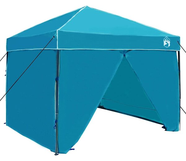 Šator s nadstrešnicom Plava 243 x 243 x 251 cm tkanina - Plava / 243 x 243 x 251 cm